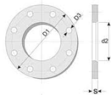 Din 2642 PN-10 Brida giratoria